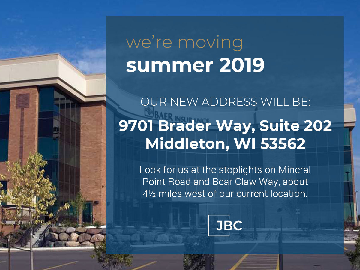 We're Moving - Summer of 2019 - Johnson Block CPAs | Madison WI